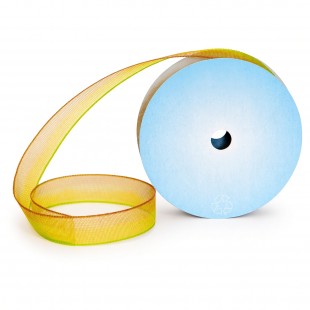 Rolă plasă poliester tricolor degradé 3 cm × 10 m pentru flori